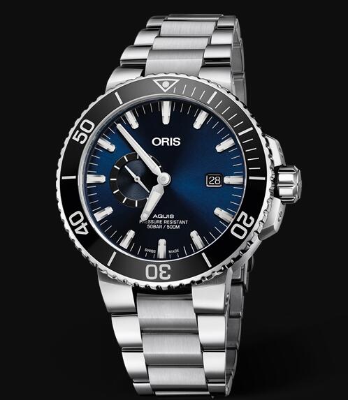 Review Oris Aquis Small Second Date 45.5mm 01 743 7733 4135-07 8 24 05PEB Replica Watch